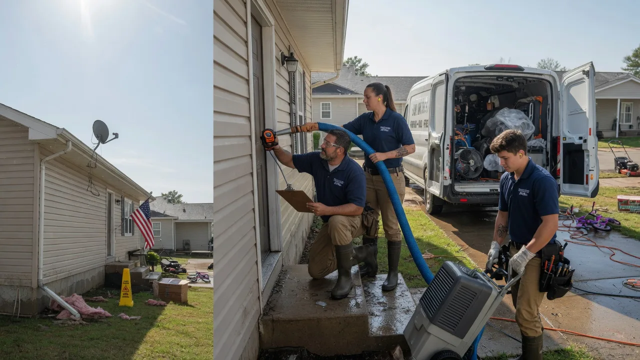 Ceiling Water Damage Restoration in Kalona, IA near me